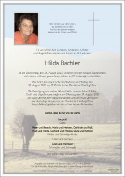 Parte von Hilda Bachler