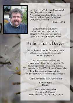 Parte von Arthur Berger