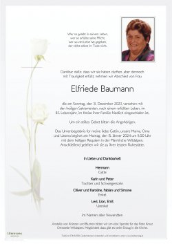 Parte von Elfriede Baumann