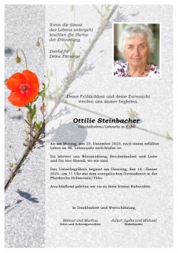 Parte von Ottilie Steinbacher