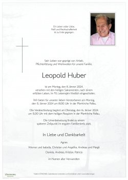 Parte von Leopold Huber