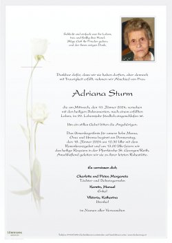 Parte von Adriana Sturm