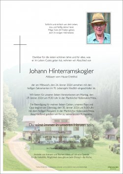 Parte von Johann Hinterramskogler