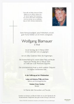 Parte von Wolfgang Blamauer