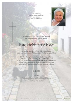 Parte von Mag. Heidemarie Mayr