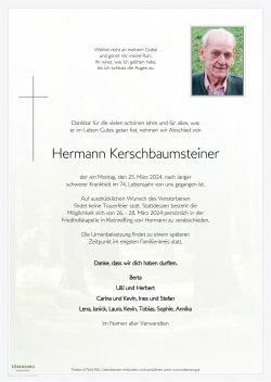 Parte von Hermann Kerschbaumsteiner