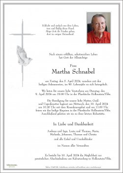 Parte von Martha Schnabel