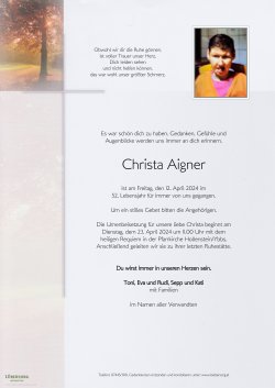 Parte von Christa Aigner