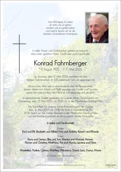 Parte von Konrad Fahrnberger