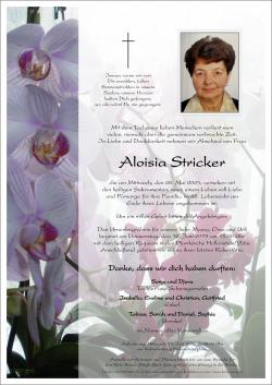 Parte von Aloisia Stricker