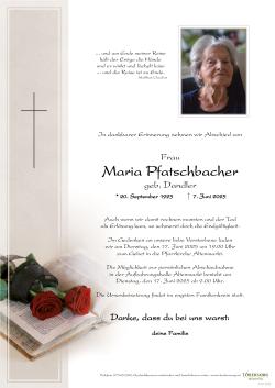 Parte von Maria Pfatschbacher