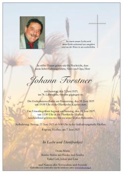 Parte von Johann Forstner