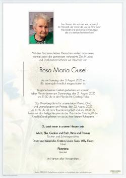 Parte von Rosa Maria Gusel