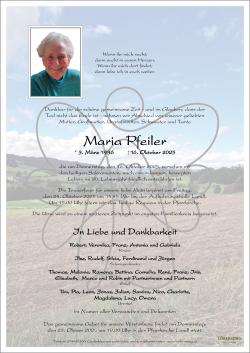 Parte von Maria Pfeiler