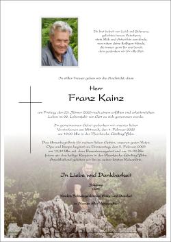 Parte von Franz Kainz