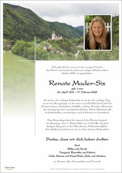 Parte von Renate Mader-Six