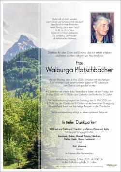 Parte von Walburga Pfatschbacher