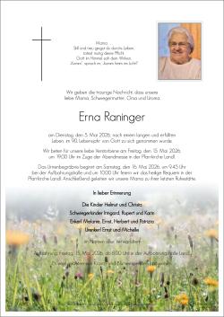 Parte von Erna Raninger