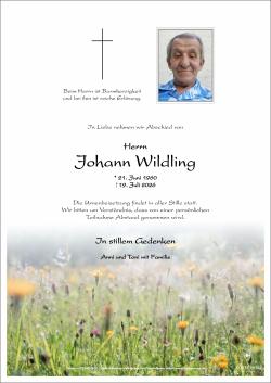 Parte von Johann Wildling
