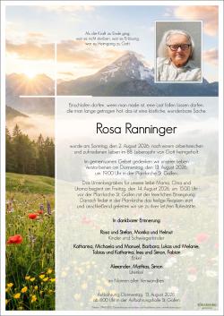 Parte von Rosa Ranninger