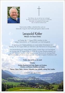 Parte von Leopold Käfer