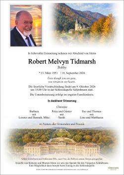 Parte von Robert Melvyn Tidmarsh