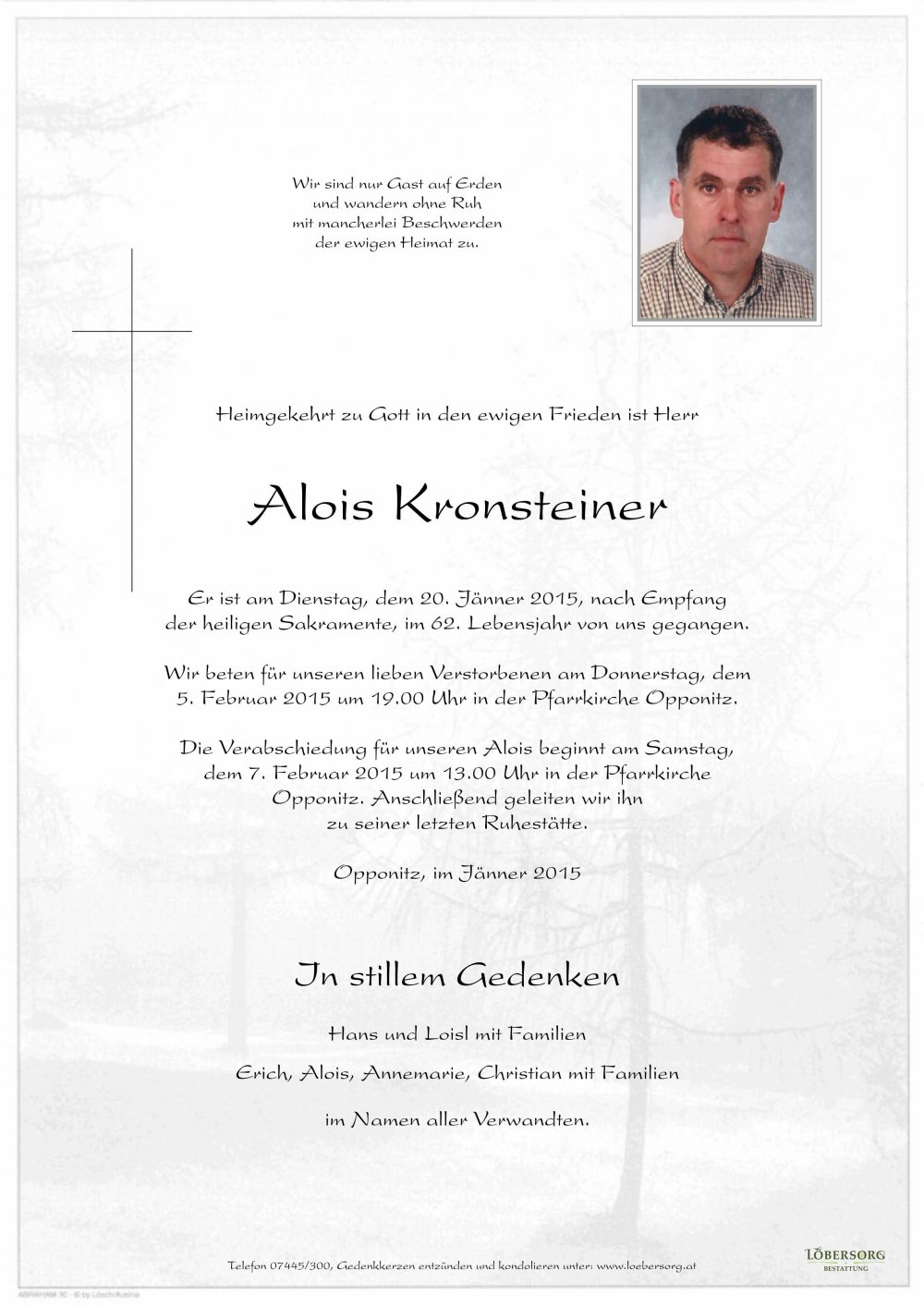 Parte von Alois Kronsteiner