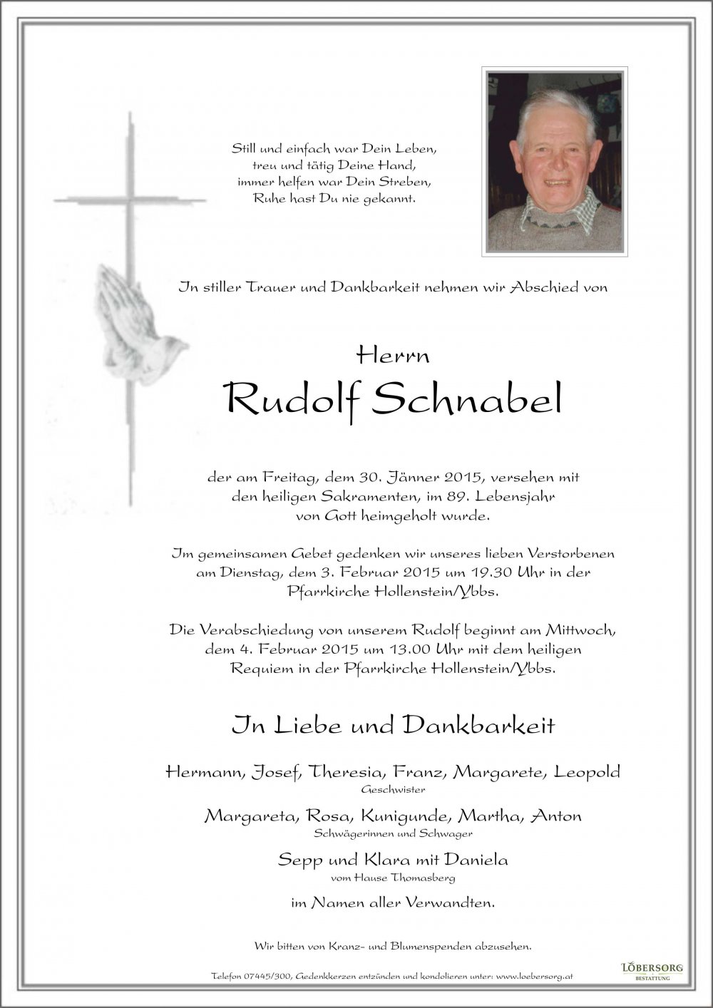 Parte von Rudolf Schnabel