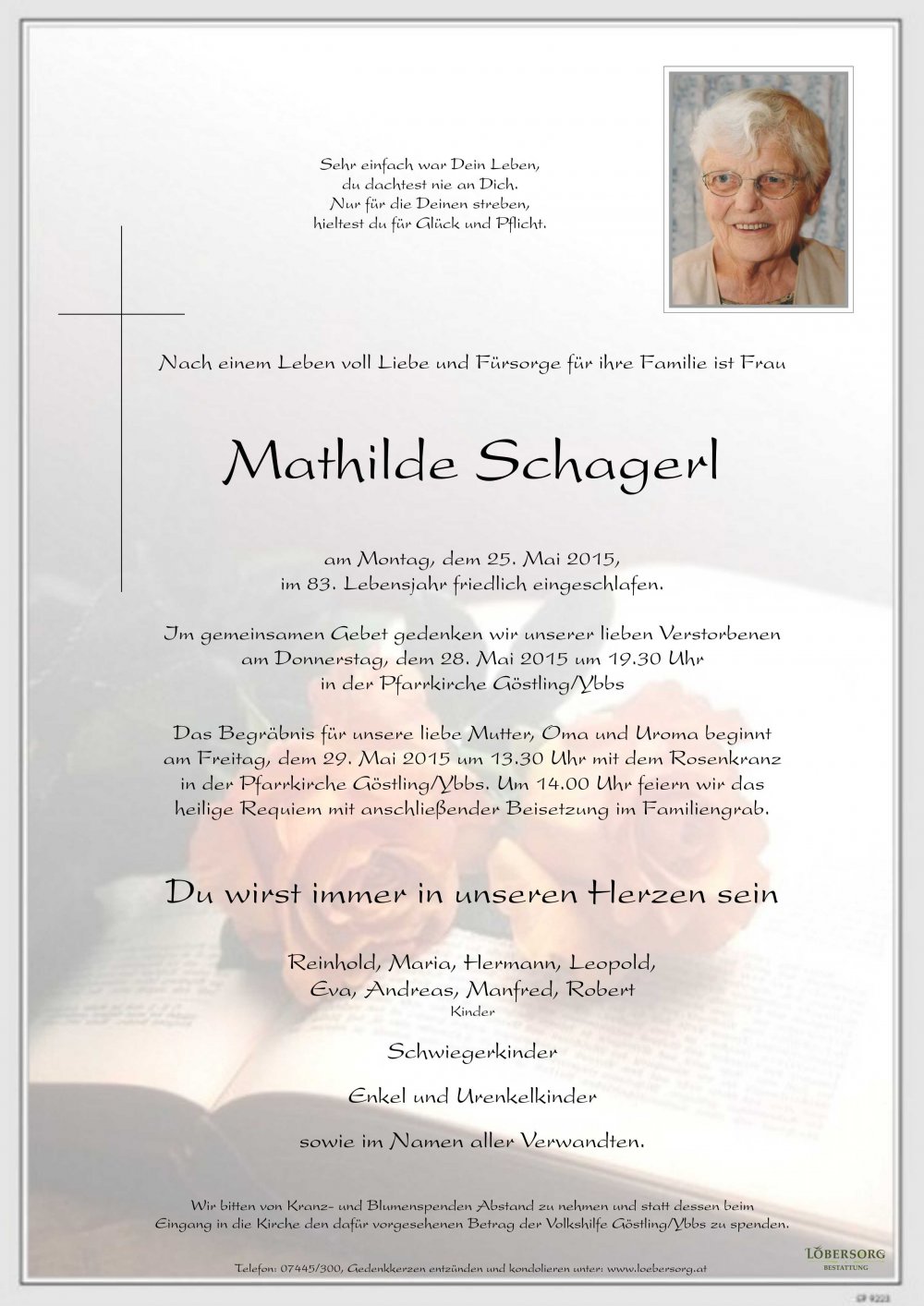Parte von Mathilde Schagerl