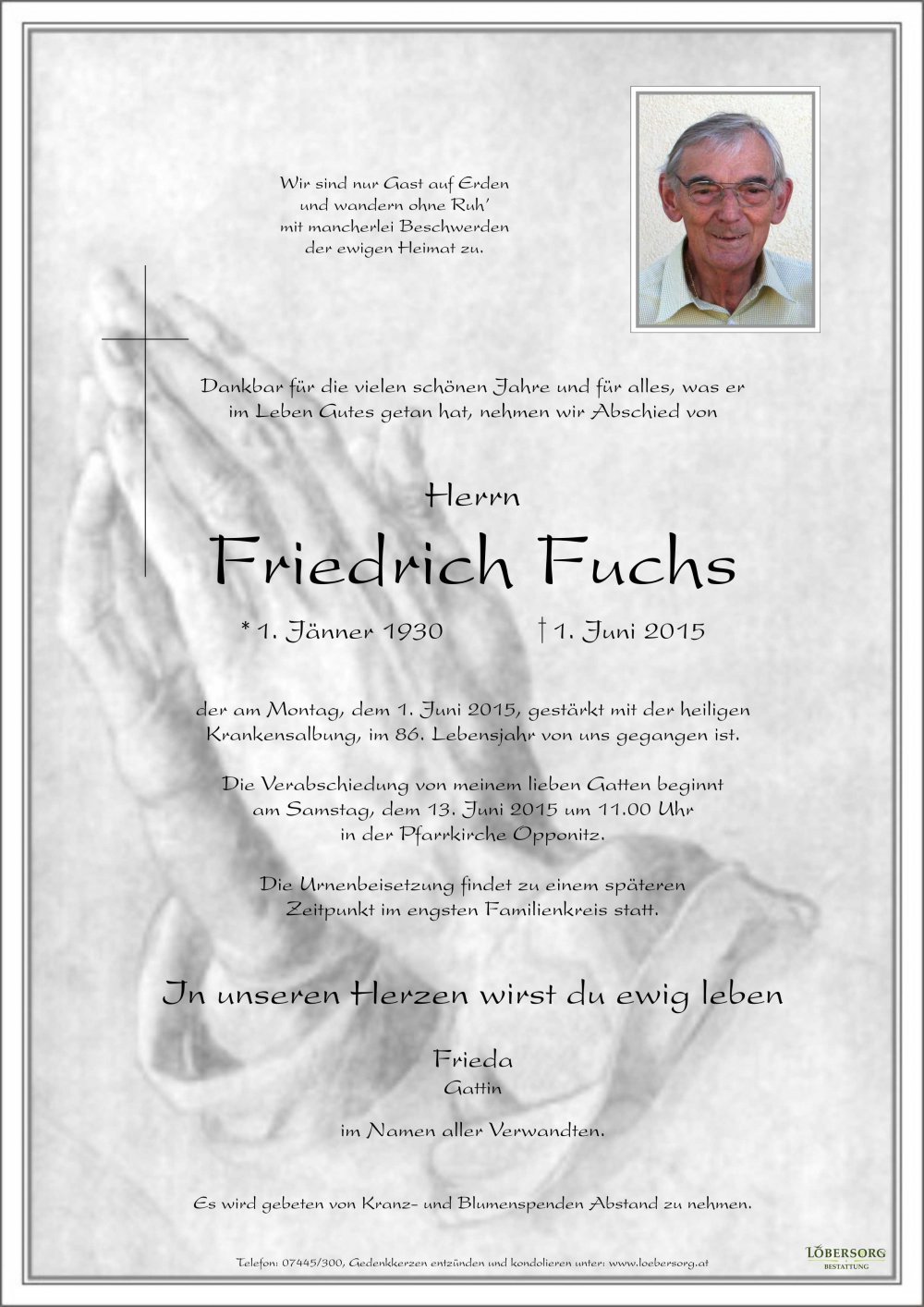 Parte von Friedrich Fuchs