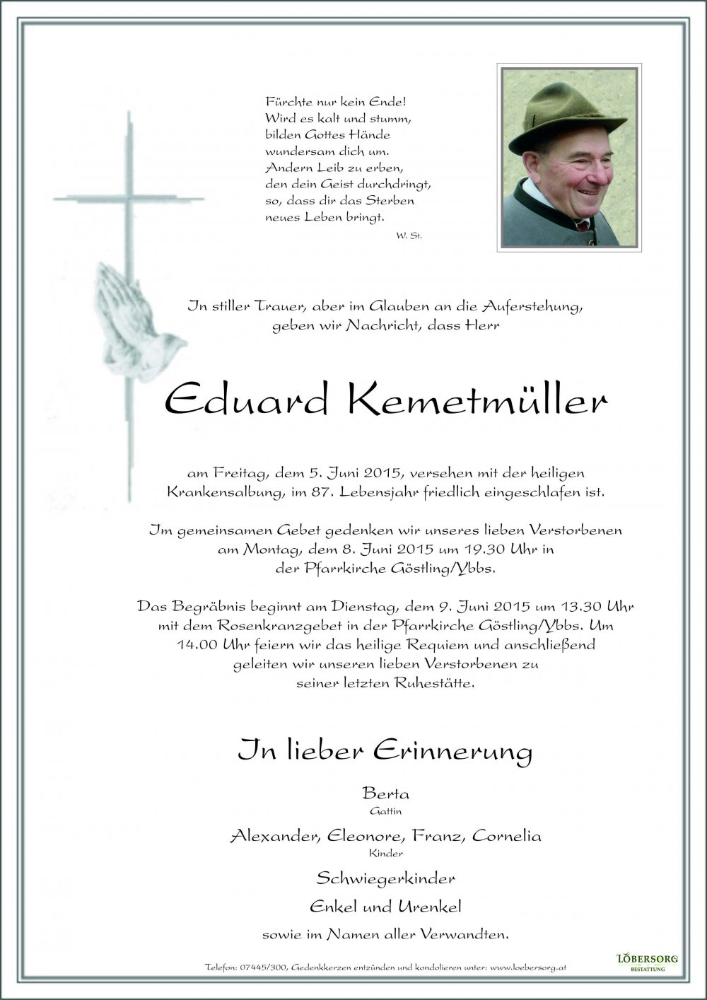 Parte von Eduard Kemetmüller