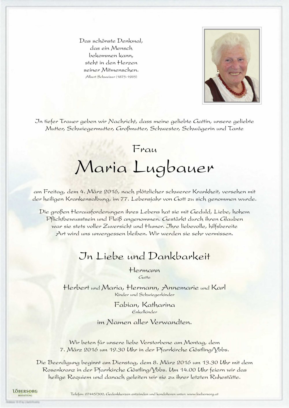 Parte von Maria Lugbauer