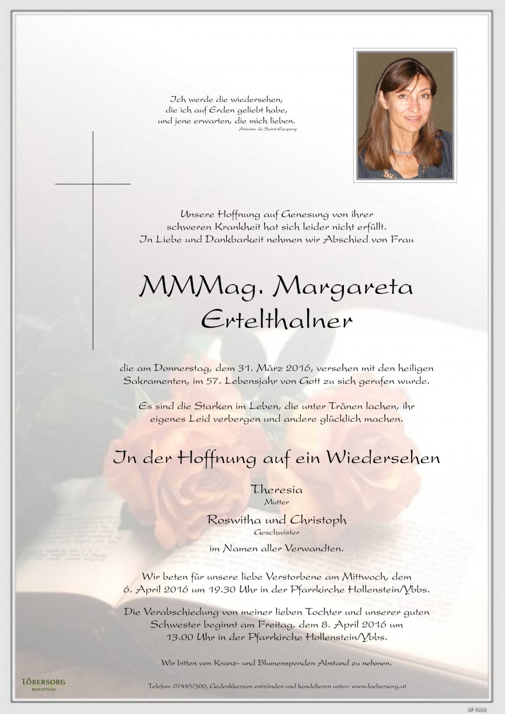 Parte von MMMag. Margareta Ertelthalner