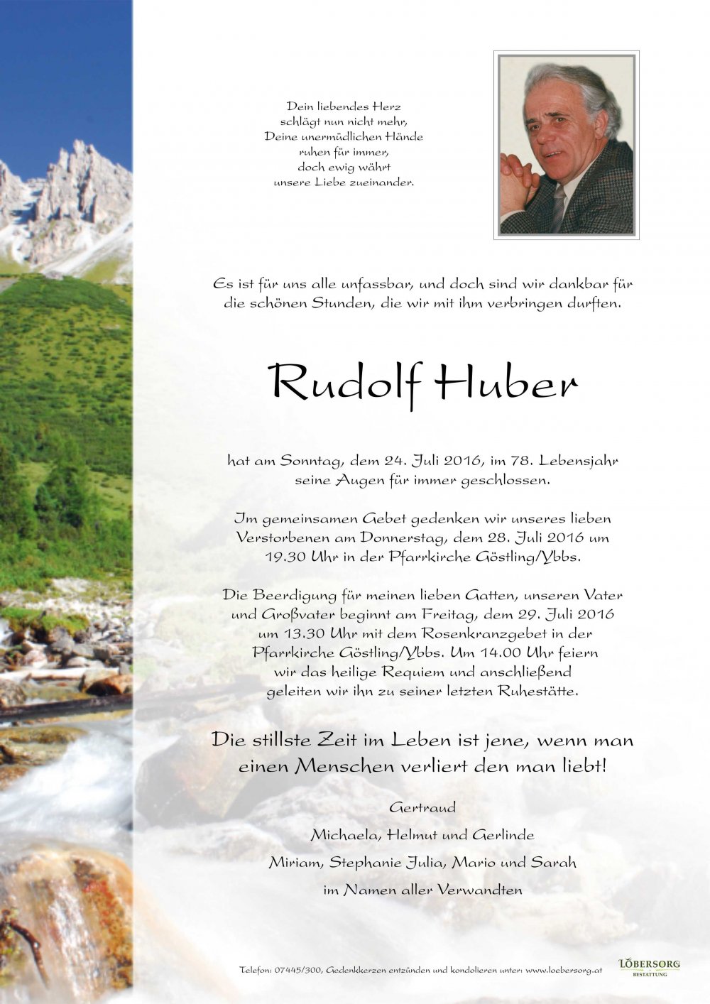 Parte von Rudolf Huber