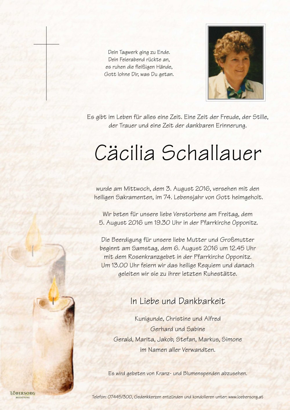 Parte von Cäcilia Schallauer