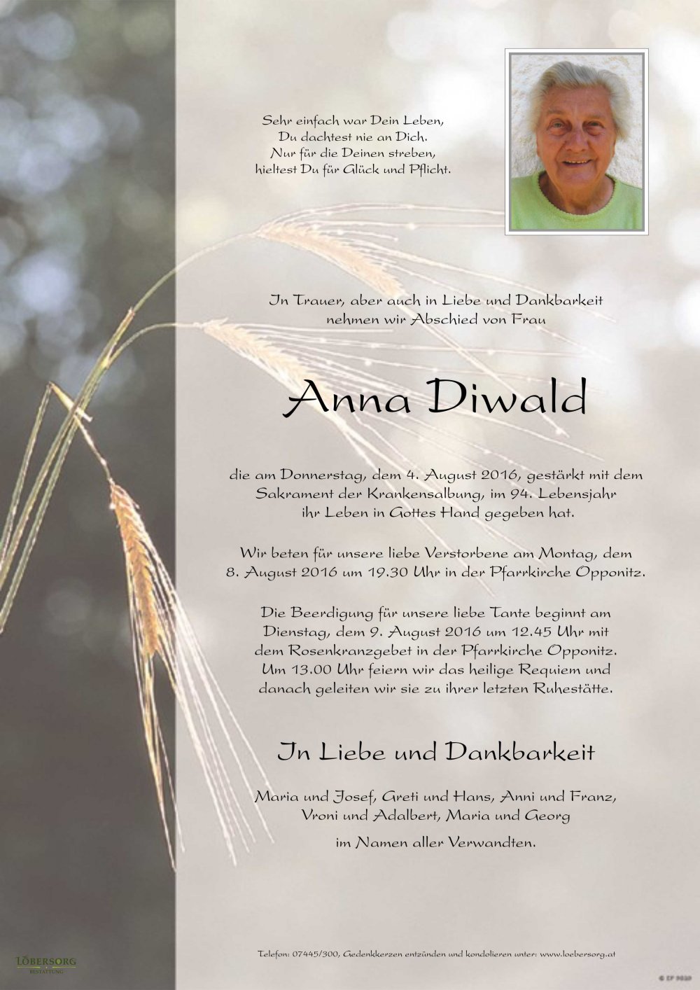 Parte von Anna Diwald