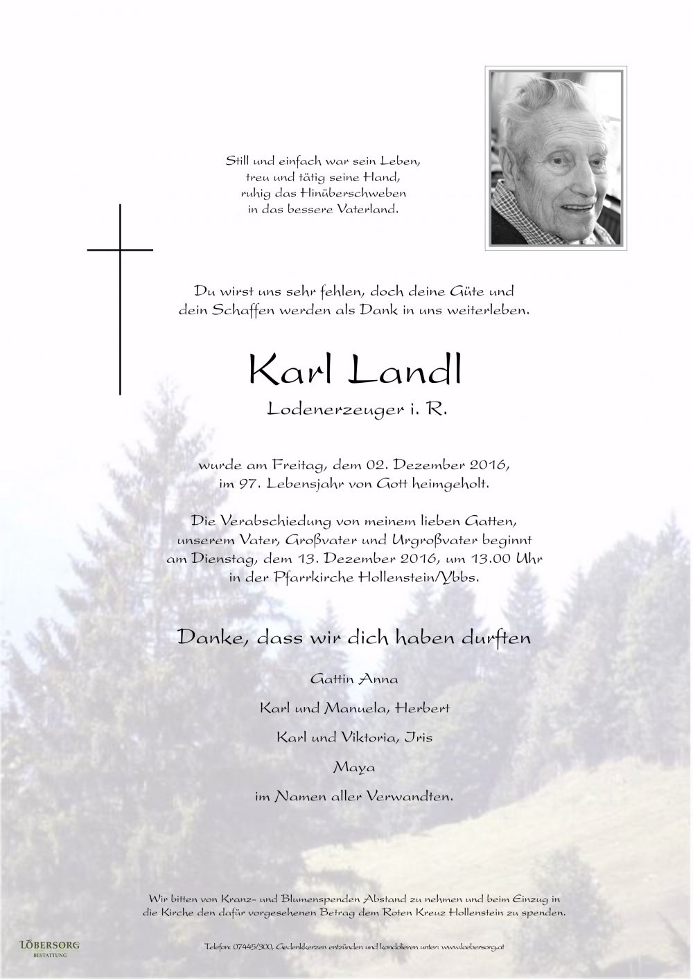 Parte von Karl Landl