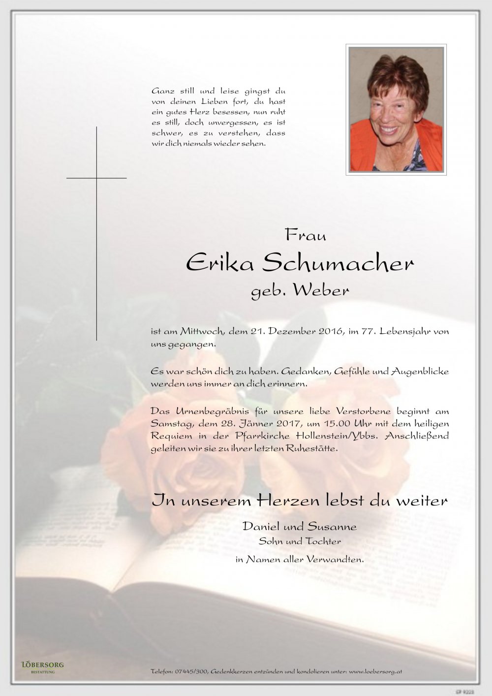 Parte von Erika Schumacher