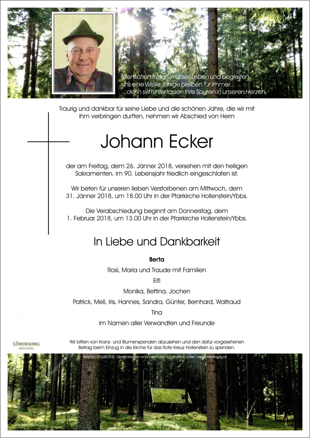 Parte von Johann Ecker