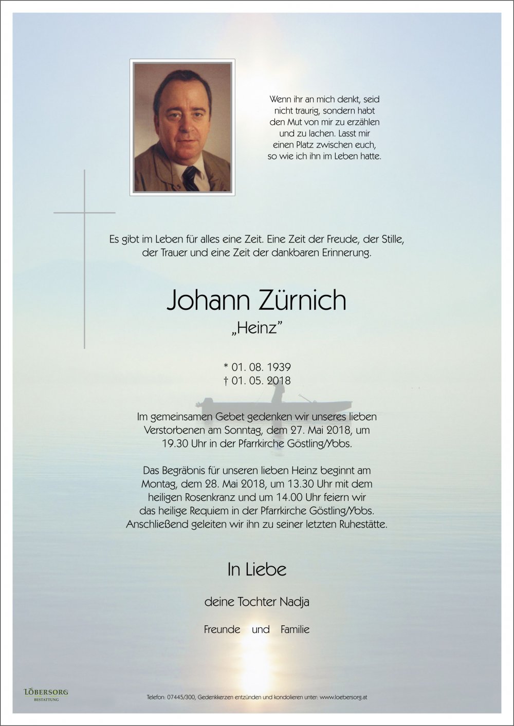 Parte von Johann Zürnich