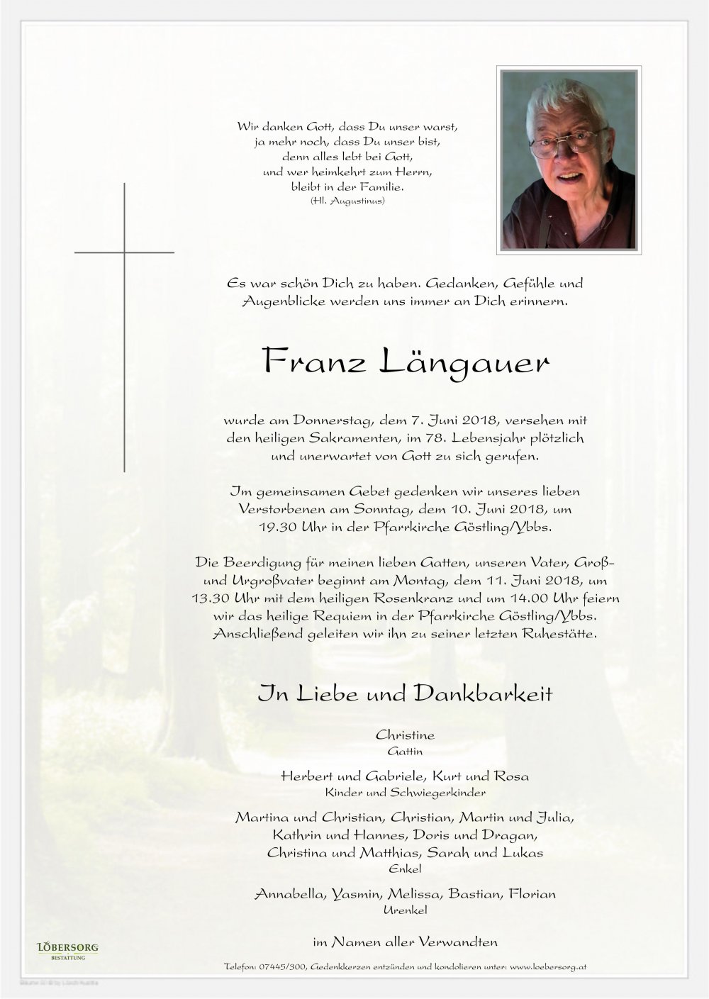 Parte von Franz Längauer