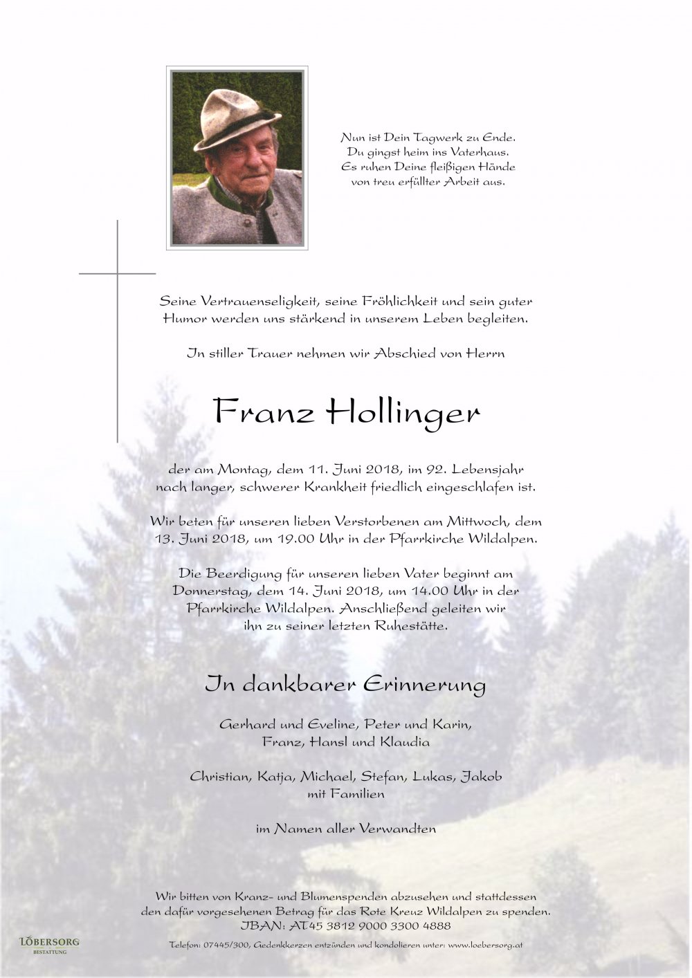 Parte von Franz Hollinger