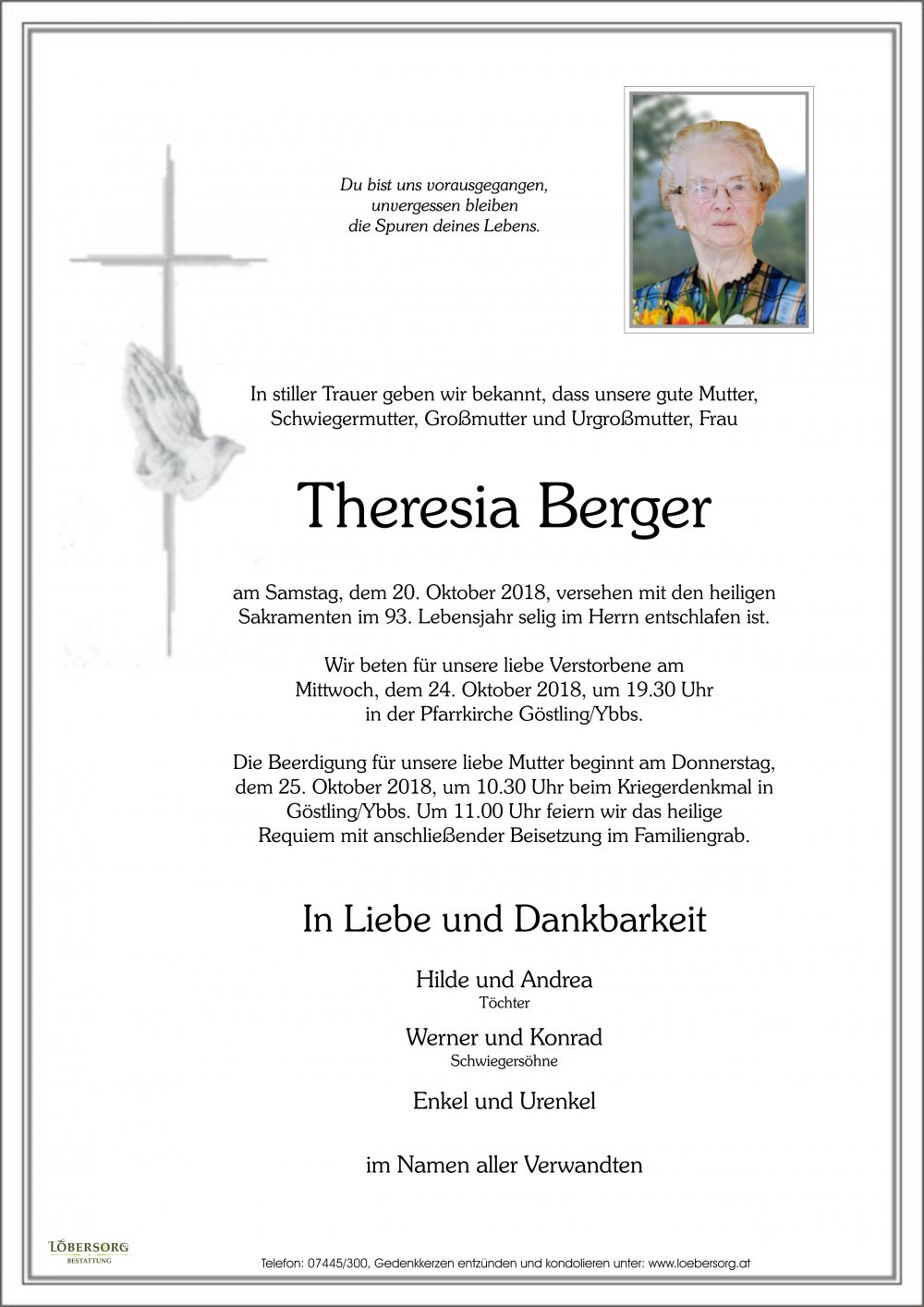 Parte von Theresia Berger