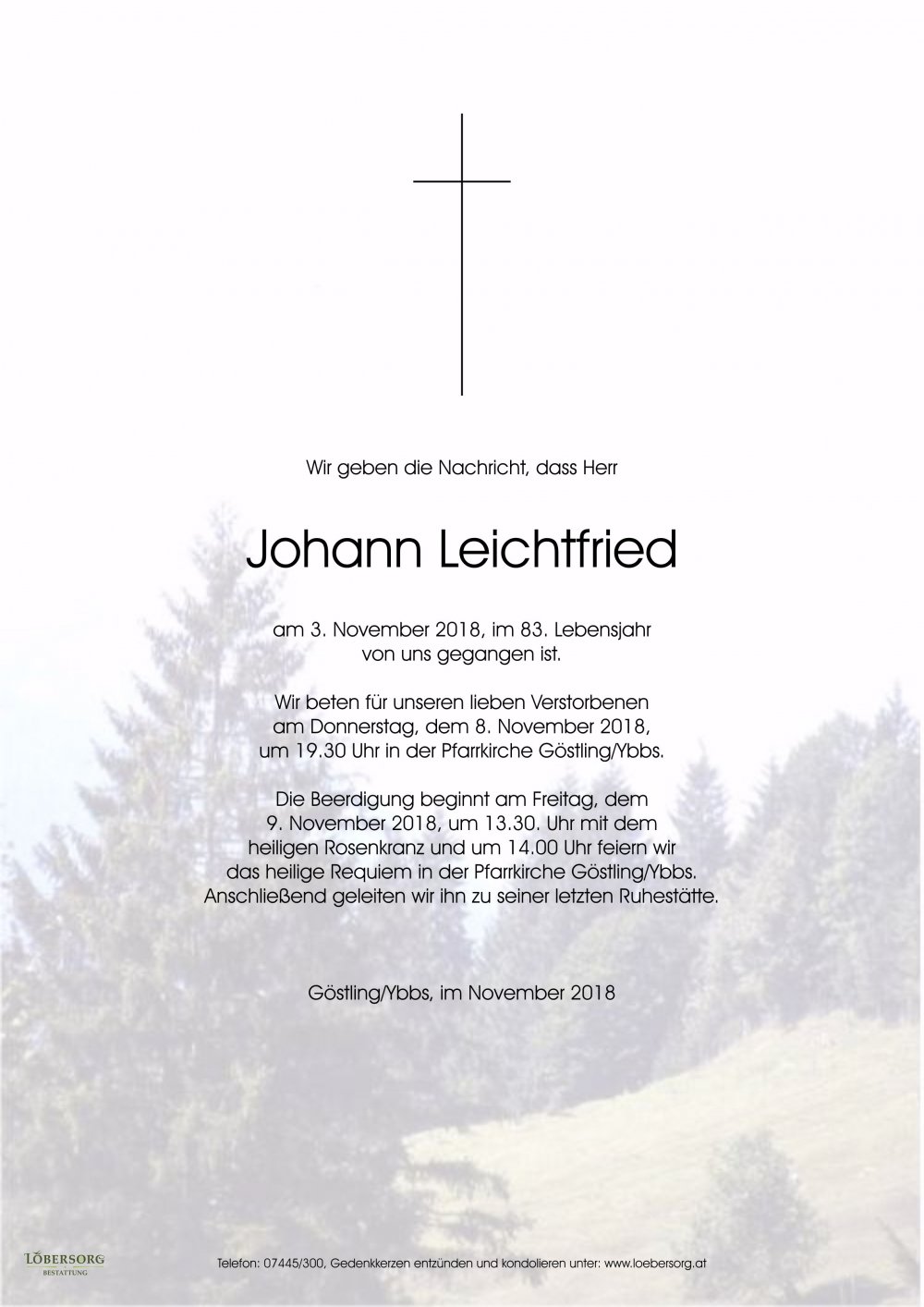 Parte von Johann Leichtfried