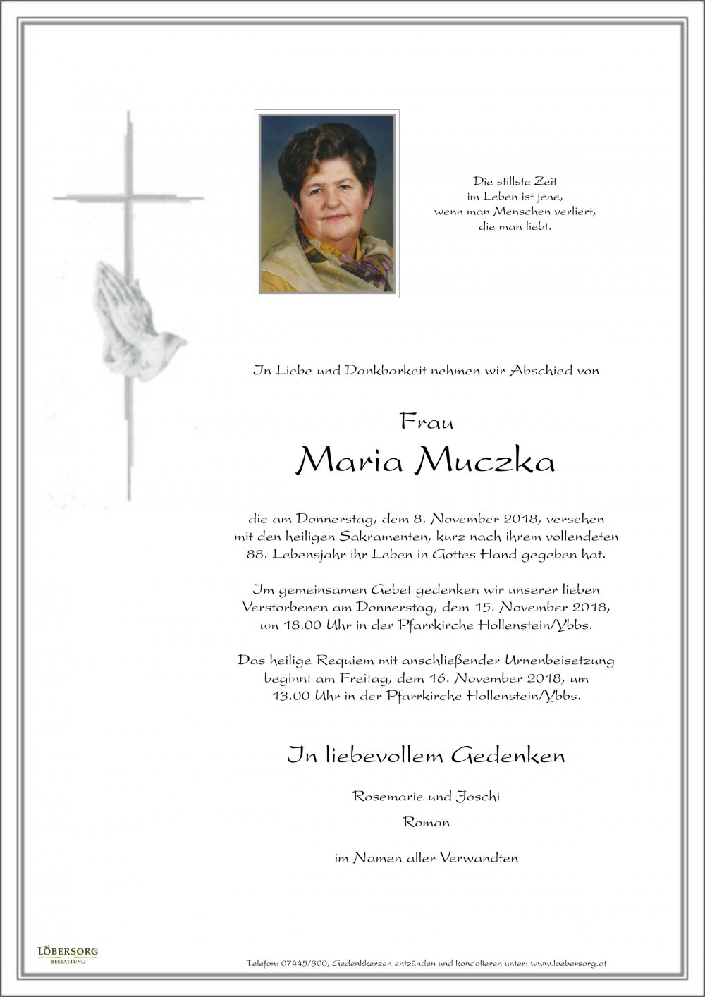Parte von Maria Muczka