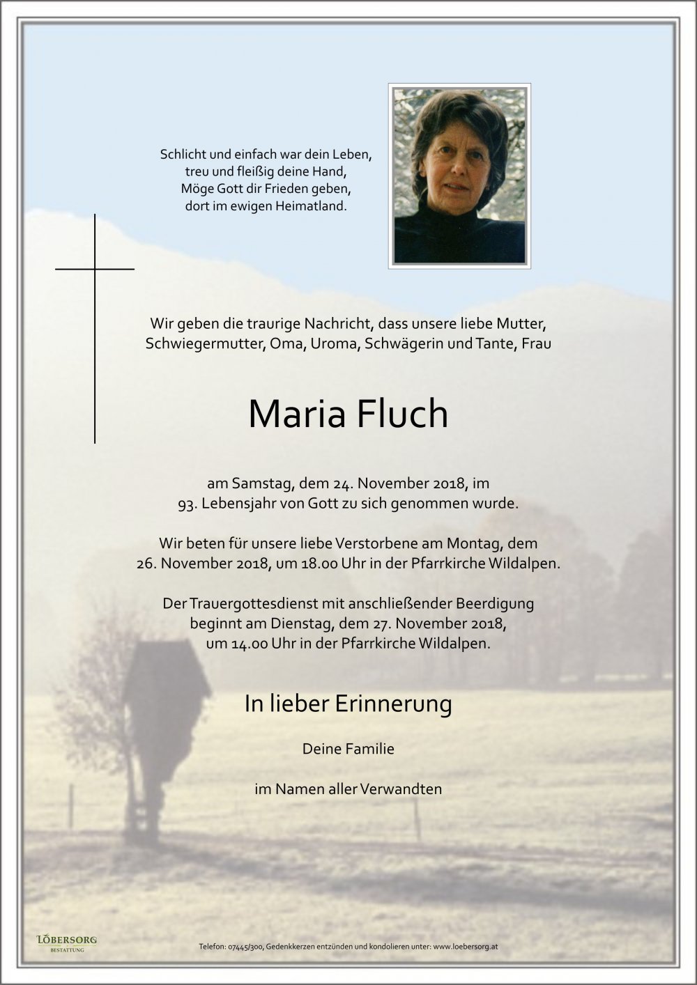 Parte von Maria Fluch