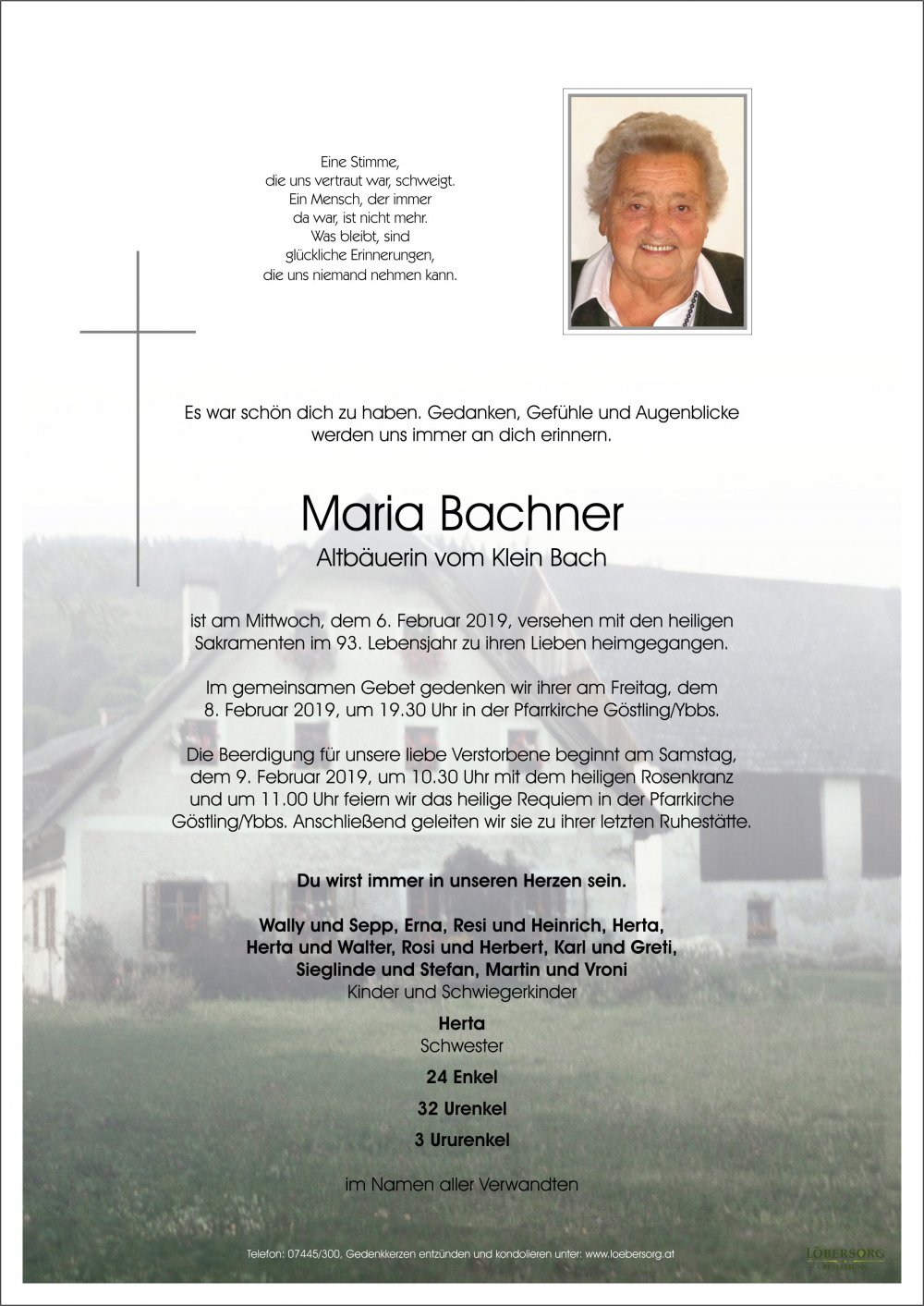 Parte von Maria Bachner