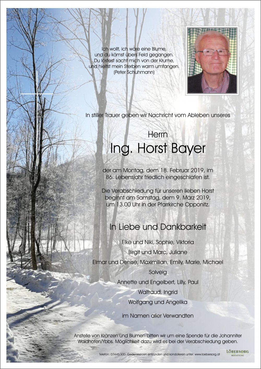 Parte von Ing. Horst Bayer