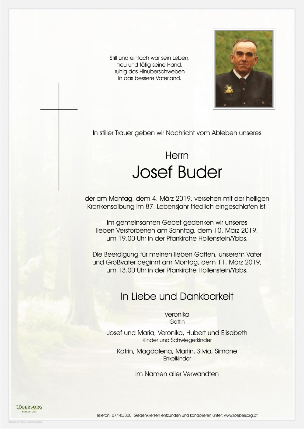 Parte von Josef Buder