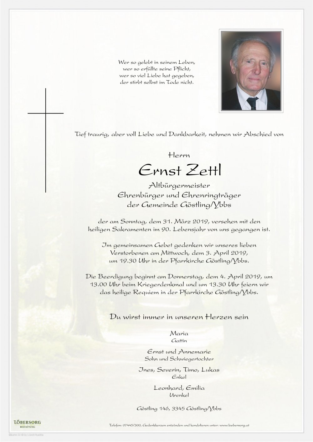 Parte von Ernst Zettl